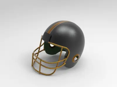 Rugby Helmet 3D model