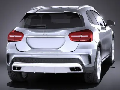 Mercedes-Benz GLA AMG 2015 VRAY 3D model