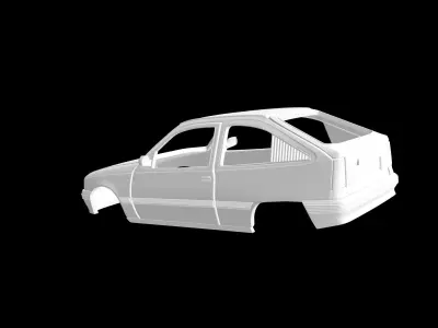 Opel Kadett E 3D print model