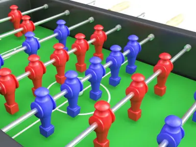 Soccer Table 3D model