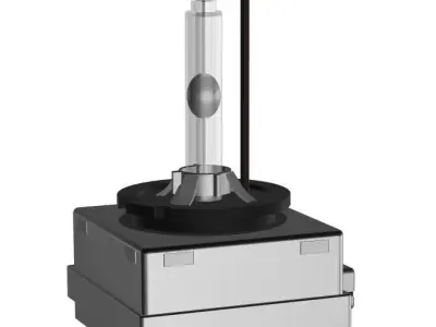 HID LIGHTBULB WITH BALLAST  3D model