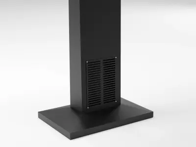 Conference podium digital tribune 3d model Low-poly 3D model