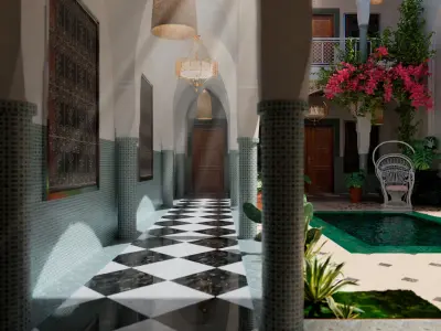 Bailando En Los Jardines 3D model