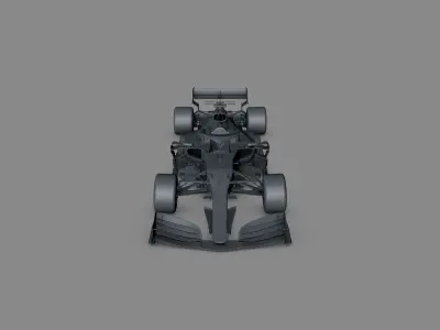 F1 car model 3D model