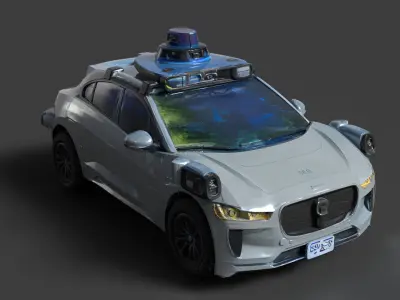 self driving car   3D model
