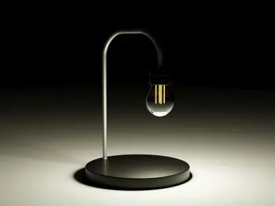 Magnetic lamp Free 3D model
