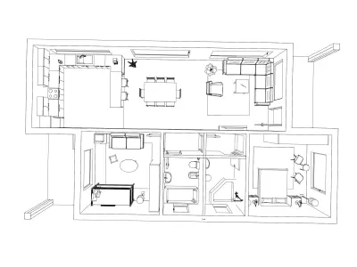 Apartment Design 3D model