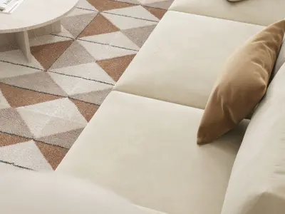 Industrial Living Interior scene  3D model