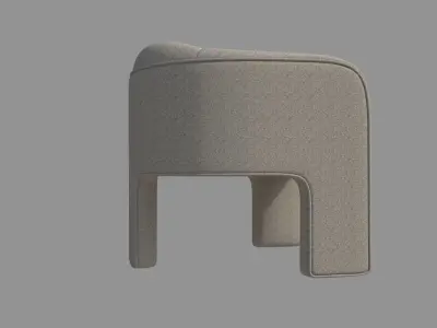Armchair SIngle Sofa 3D model