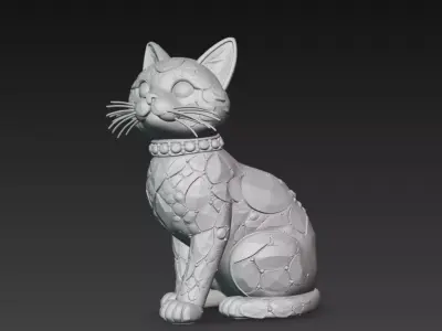 Cat - Christmas Creations 3D print model