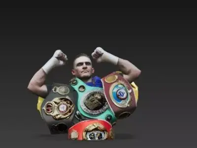 Oleksandr Usyk Boxing Champion 3D Model 3D print model