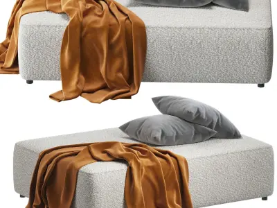 Boucle pouf ottman 3D model