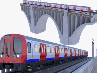 London underground viaduct II 3D model