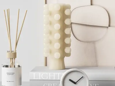 Decorative set 3D model 10