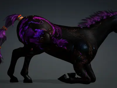Horse-E3 3D model