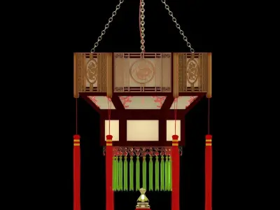 Chinese Palace Lantern 3D model