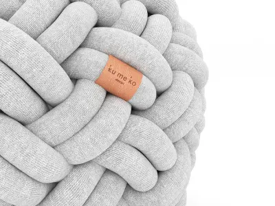 Knotty Flour Cushion 3D model