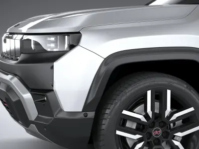 Jeep Compass Overland 2026 3D model