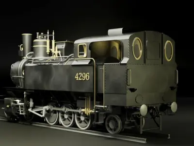 MAV 40 Steam Locomotive Tank Engine Free 3D model