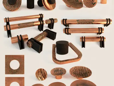 Luxury hardware Low-poly 3D model