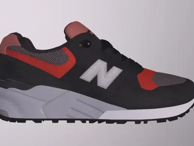 NEW BALANCE 999 SHOES PBR Low-poly 3D model purchase