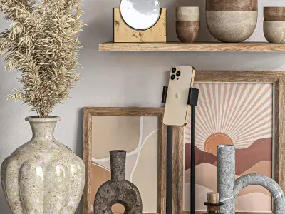 Decorative set 12 3D model