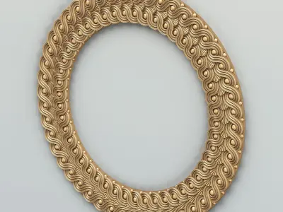 Round rosette 050 3D model