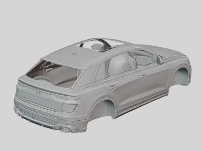 Audi RSQ8 2020 Printable Body 3D print model