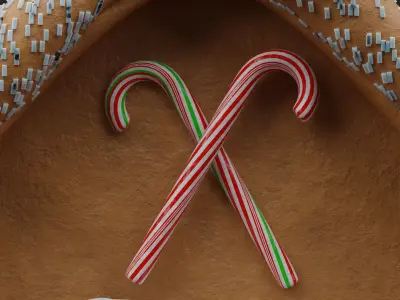 GingerBread Car 3D model