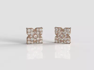 minimal earrings Free 3D print model