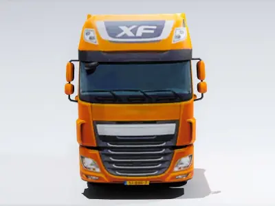 truck Low-Poly Ride 3D Car Model Excellence Low-poly 3D model