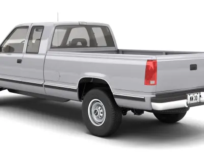 GENERIC PICKUP TRUCK 27 3D model