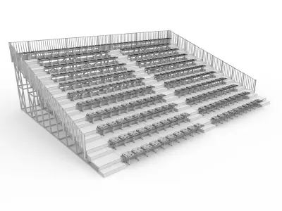 Bleachers 27 3D model
