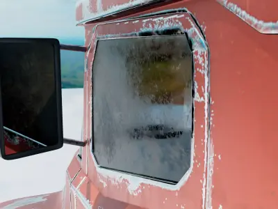 Post-Apocalyptic Heavy Duty Truck 3D model