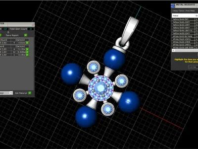 Pearl cross model 686 3D print model