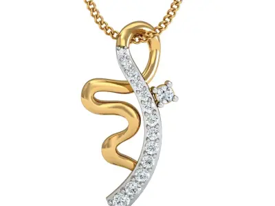 Diamond Locket Set 3D print model 4