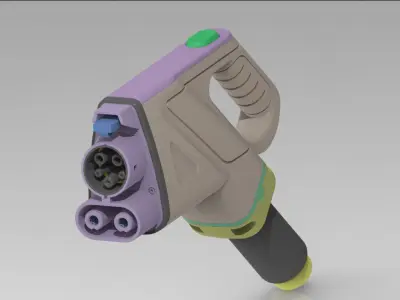 CCS1 Charging plug 3D print model