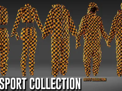 15 Sport Wear Collection- VOL 27 3D model