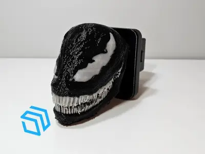 Venom Trailer Hitch Plug Cap 3D print model
