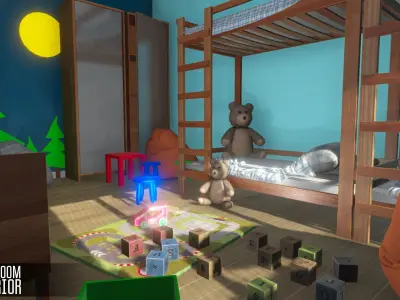 Kids Room - Interior 3D model