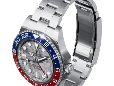 Rolex GMT-Master II Meteorite Dial 3D model