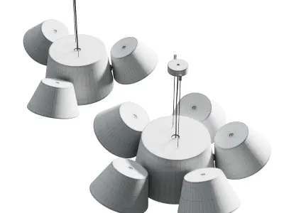 Marset Tam Tam pendant light Low-poly 3D model