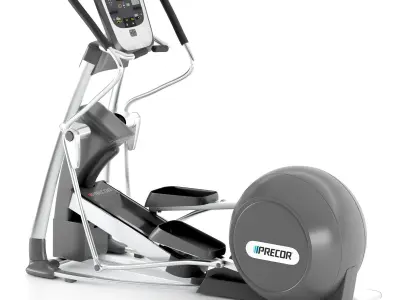 Stationary bicycle Precor Low-poly 3D model