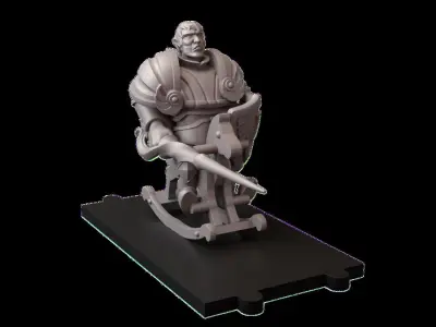 Algar TUSSLE FOR VICTORY 3D print model