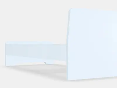 ASKVOLL Bed frame 1 Low-poly 3D model
