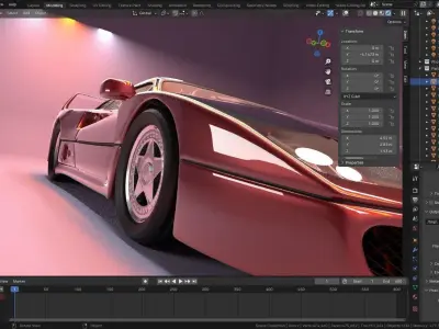 Ferrari F40 3D model