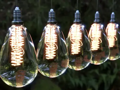 Realistic Light Bulb Free low-poly 3D model