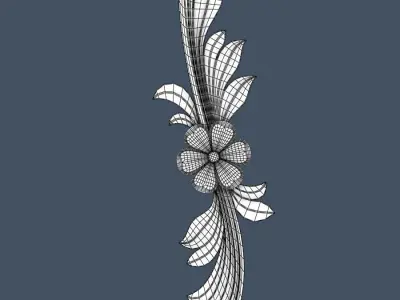 Decorative Scroll 3D model 3