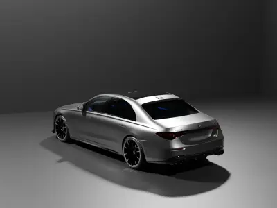 Realistic Rigged Brabus Car Detailed  and Animation Ready 3D model