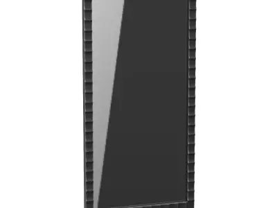 Dandridge Mirror Black 3D model